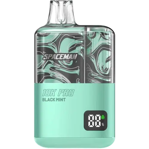 Spaceman 10k Pro Black Mint Flavor - Disposable Vape