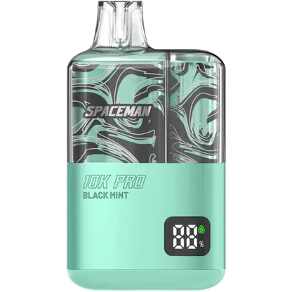 Spaceman 10k Pro Black Mint Flavor - Disposable Vape