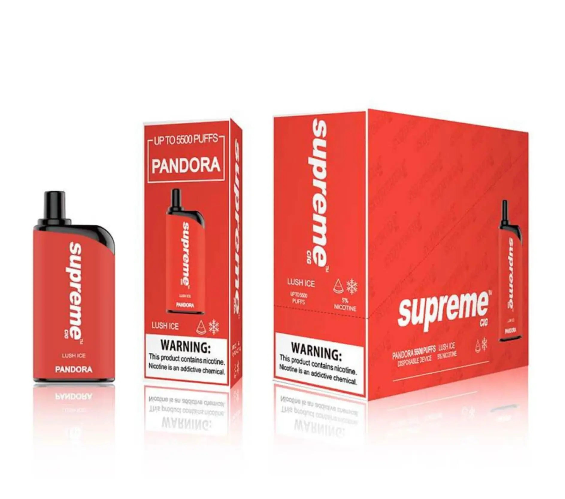 Supreme Pandora Lush Ice Flavor - Disposable Vape