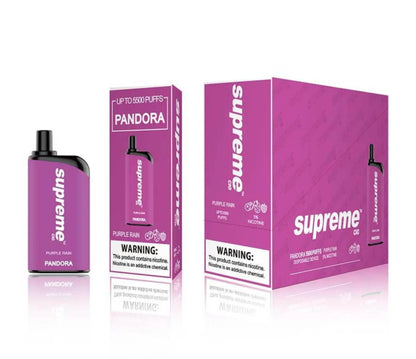 Supreme Pandora Purple Rain Flavor - Disposable Vape