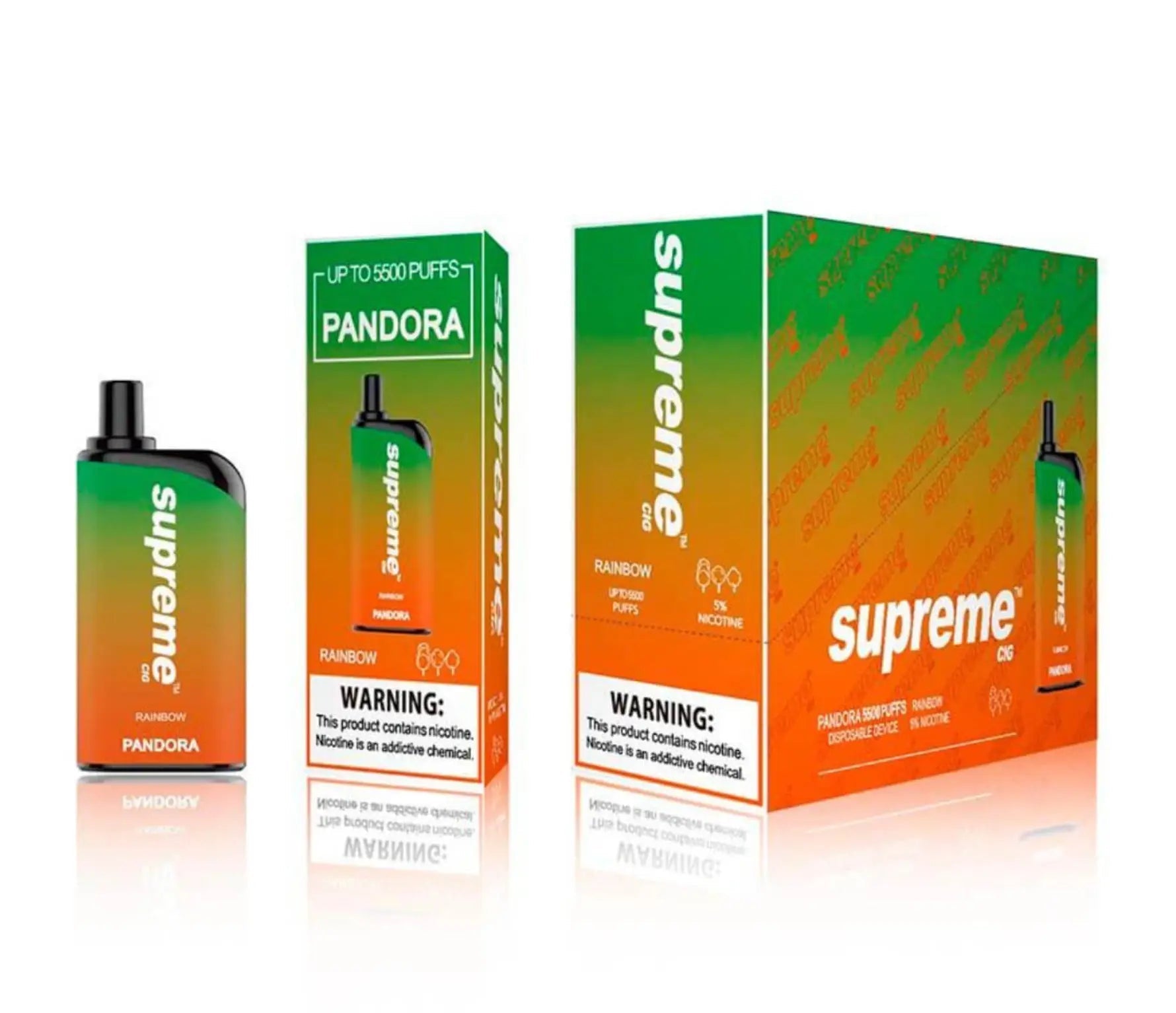 Supreme Pandora Rainbow Flavor - Disposable Vape