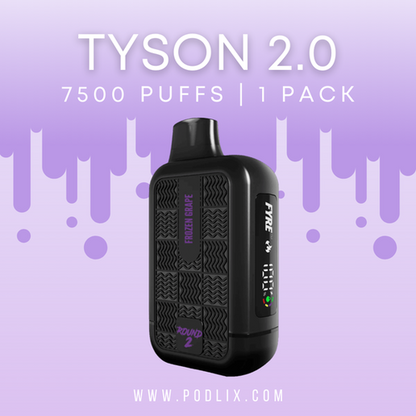 Tyson Round Two Flavor - Disposable Vape