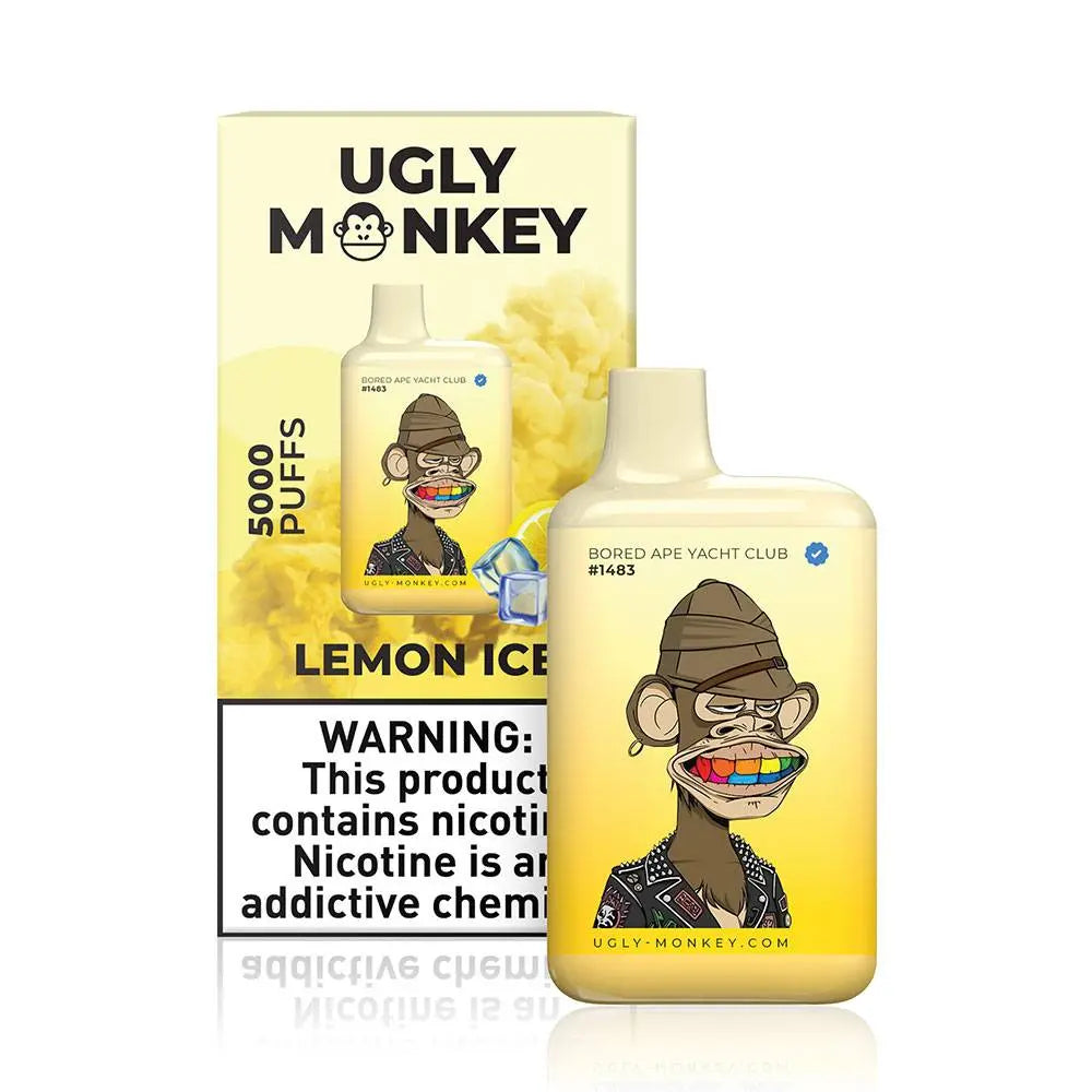Ugly Monkey Lemon Ice Flavor - Disposable Vape