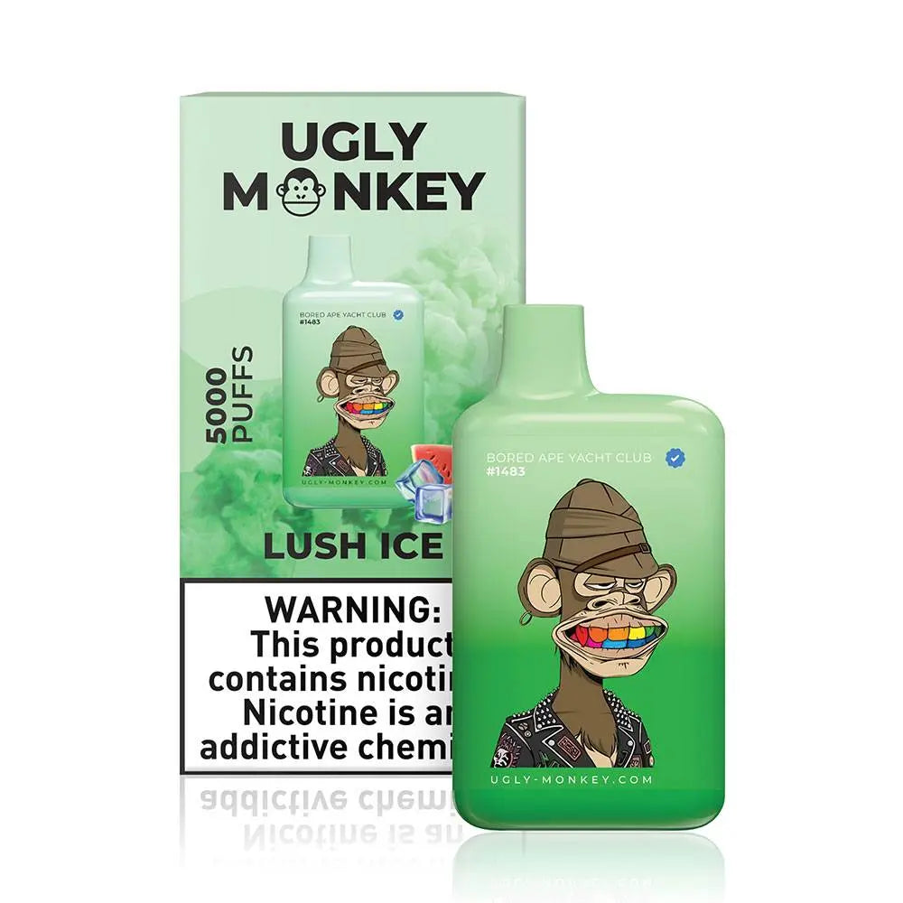 Ugly Monkey Lush Ice Flavor - Disposable Vape
