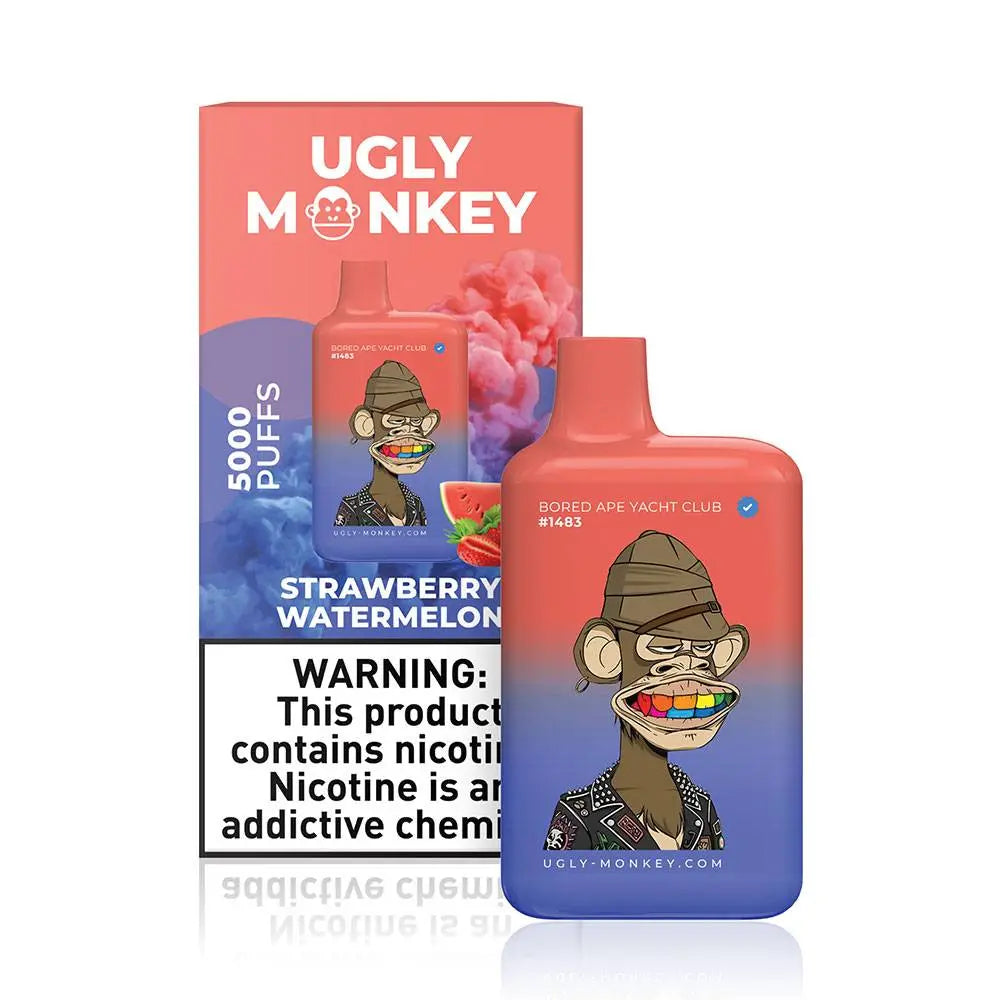 Ugly Monkey Strawberry Watermelon Flavor - Disposable Vape