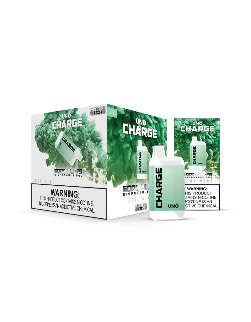 UNO Charge Cool Mint Flavor - Disposable Vape