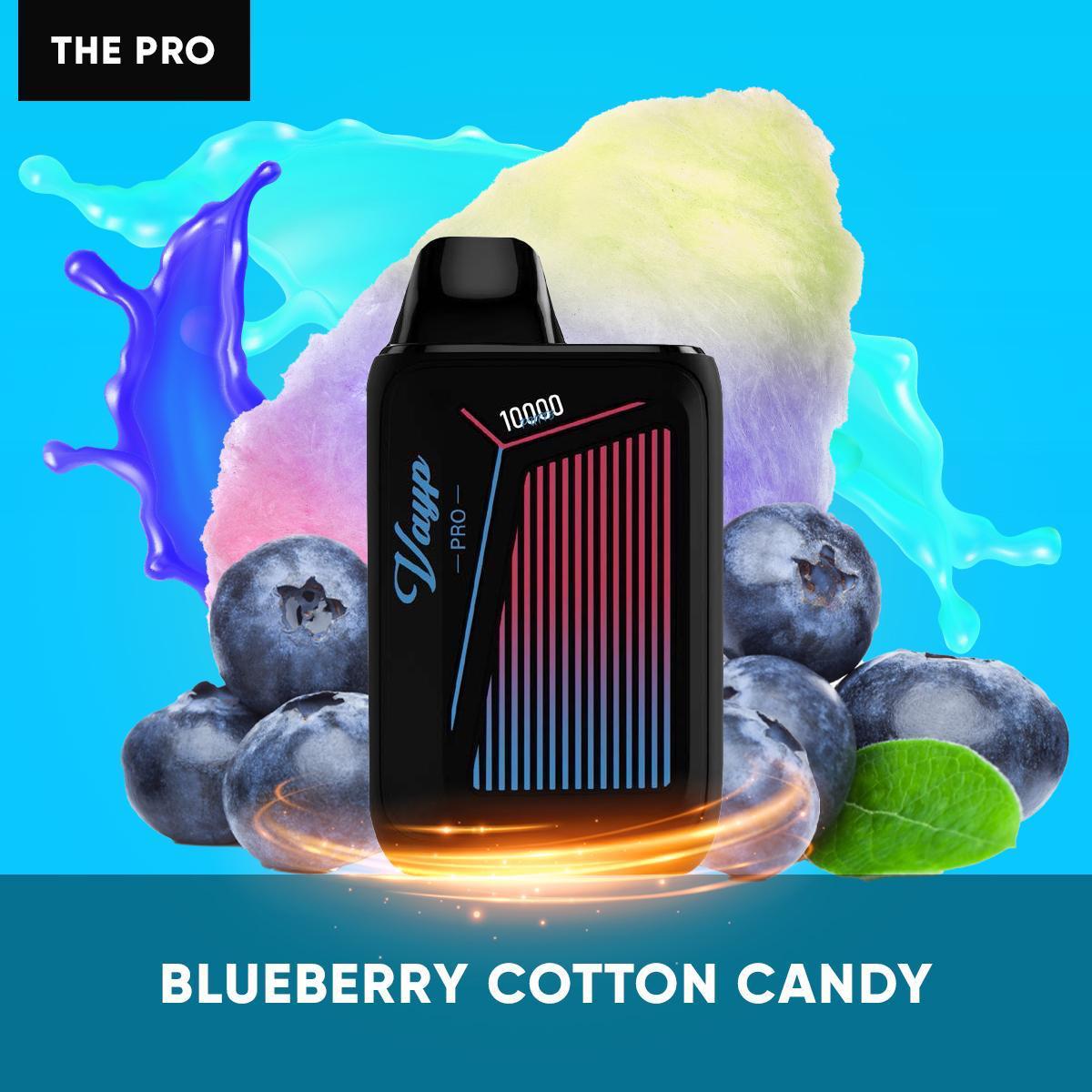 Vayp Pro Blueberry Cotton Candy Flavor - Disposable Vape