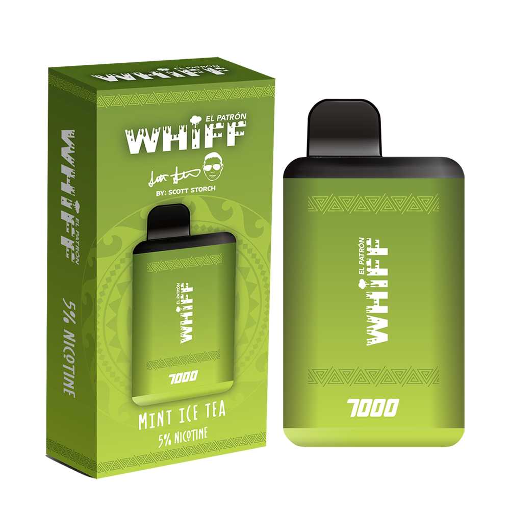 Whiff El Patron Mint Ice Tea Flavor - Disposable Vape