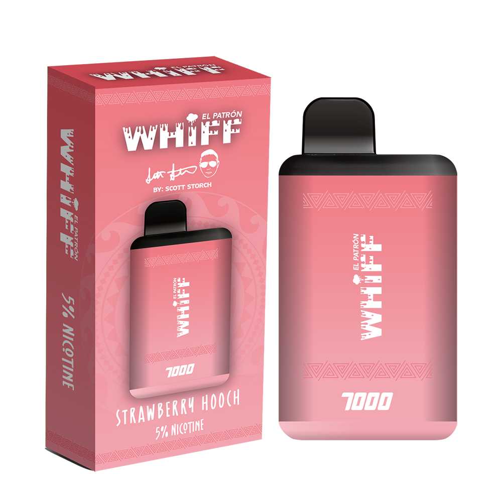Whiff El Patron Strawberry Hooch Flavor - Disposable Vape