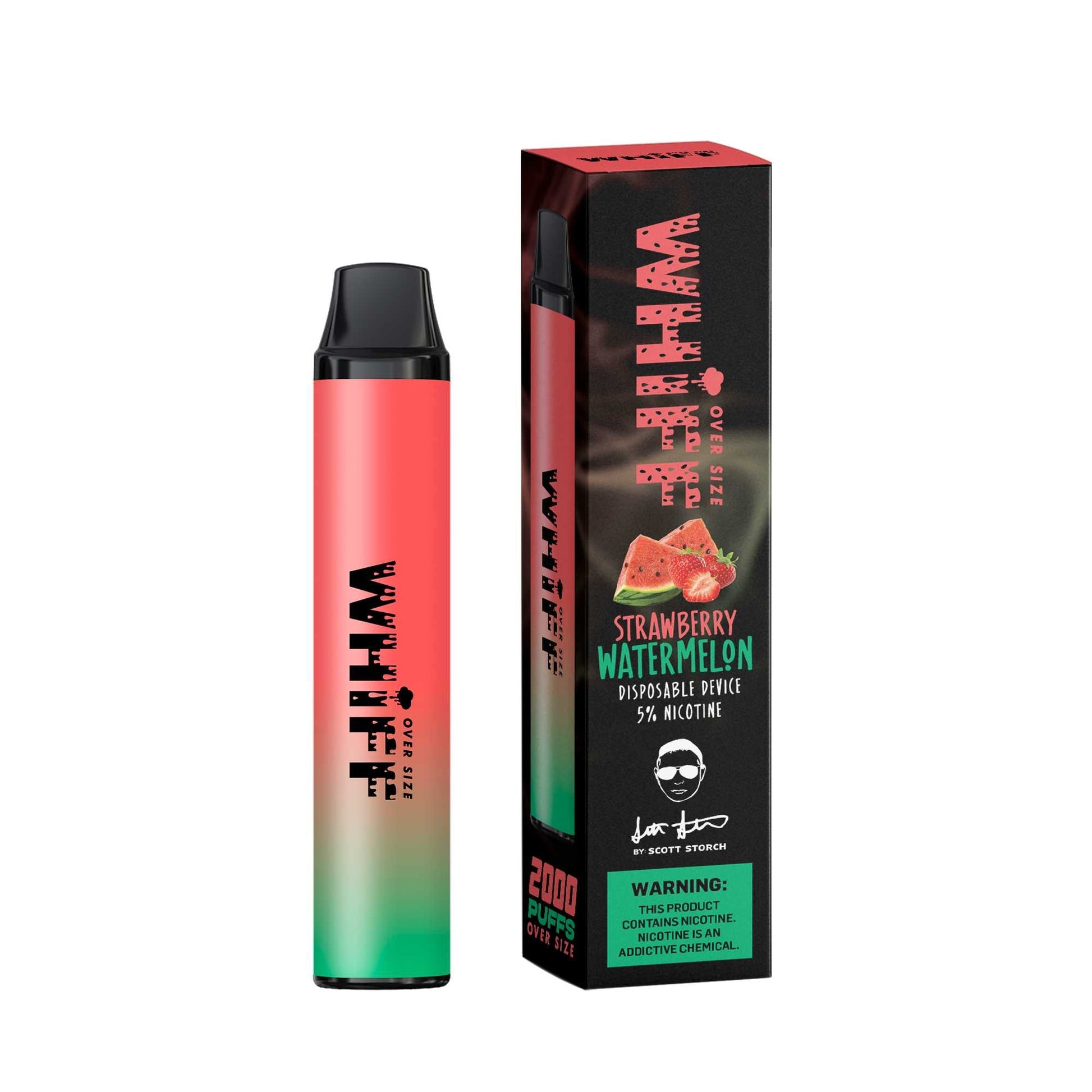 Whiff OversizeStrawberry Watermelon Flavor - Disposable Vape