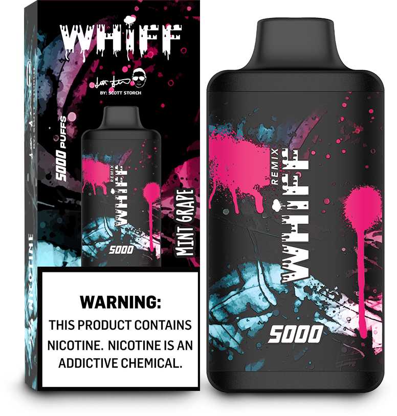 Whiff Remix Mint Grape Flavor - Disposable Vape